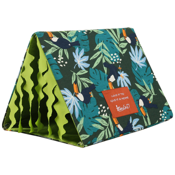 Adăpost pentru animale mici și tunel triunghiular, material: pânză, design de siguranță cu ciucuri triunghiulari, potrivit pentru cobai și iepuri, origine: Linyi, Shandong, marcă: Mr. du