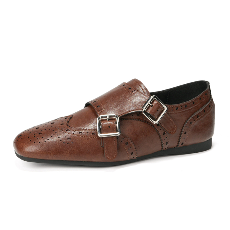 Ženski loafers — okrugli vrh, gornji dio od super fiber, potplat od beef tendon, niski ravni petu