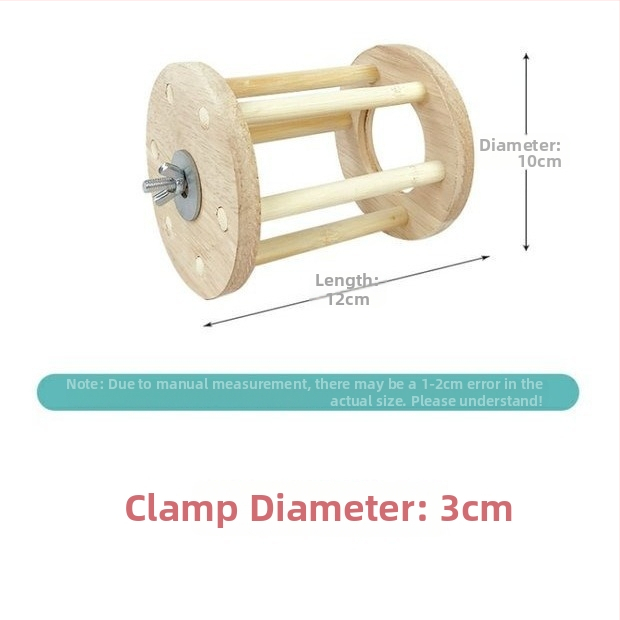 Fából készült kisállatház két az egyben fűtartóval és etetőtál, beépített rögzített fűrács — Carrot Valley, Eredet Anhui