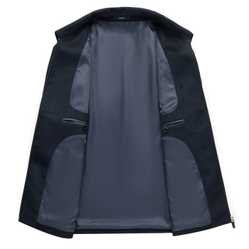 Dzseki gyapjú-selyem-kasmír keverék – cipzár – gallér – szűk fazon