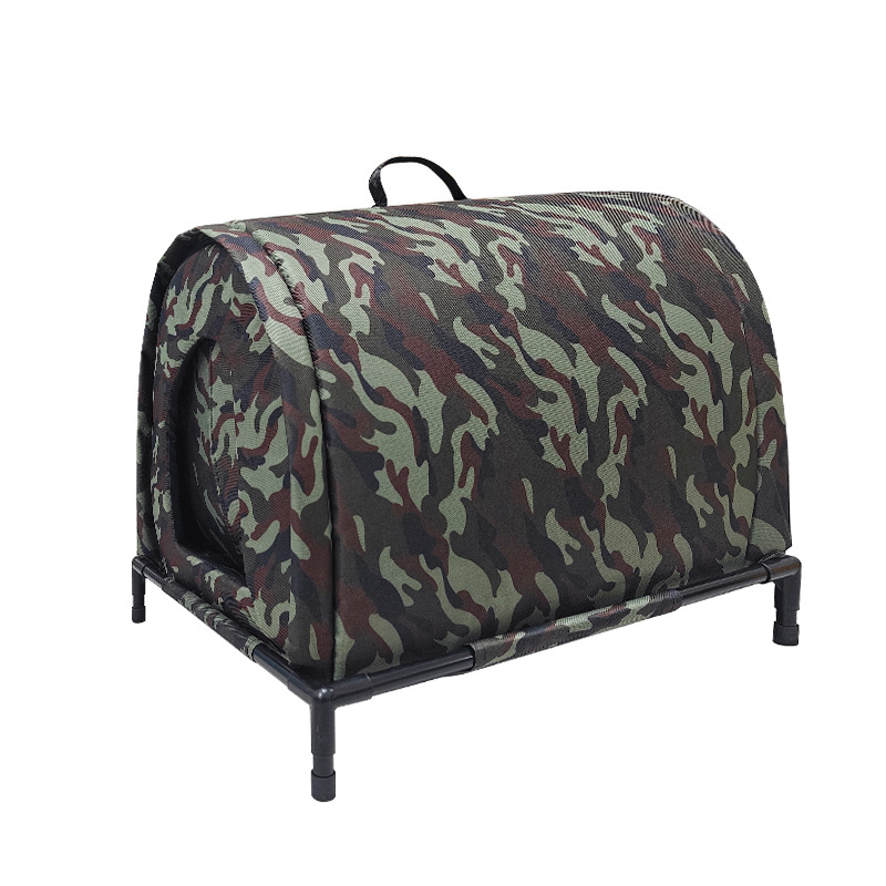 Cuib pentru pisici din Oxford, închis, impermeabil, cald, pentru interior și exterior, potrivit pentru iarnă, primăvară și toamnă.