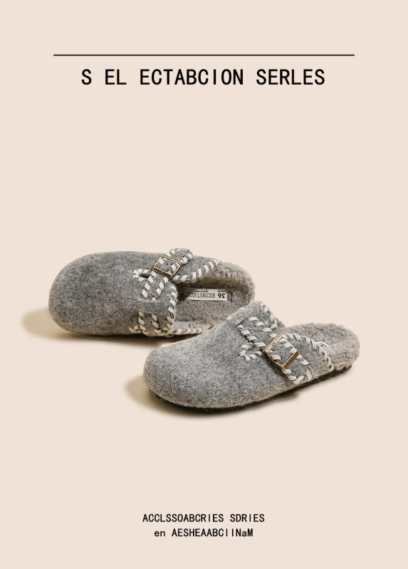 Filc női lapos cipő belső 6 cm-es magasságnöveléssel, kerek orr, filc felsőrész, filc bélés, gumi talp