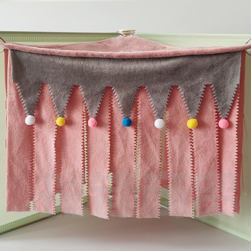 Flanel anyagú hörcsög-hammock háromoldalú sarok sátorral