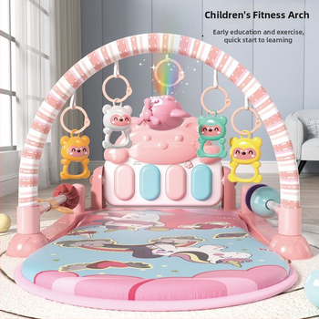 Dječji pianino-gimnastika s pedalama – plastična igračka za dob 0–3 godine, 11 funkcija