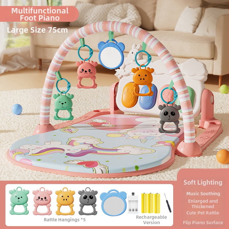 Dječji pianino-gimnastika s pedalama – plastična igračka za dob 0–3 godine, 11 funkcija