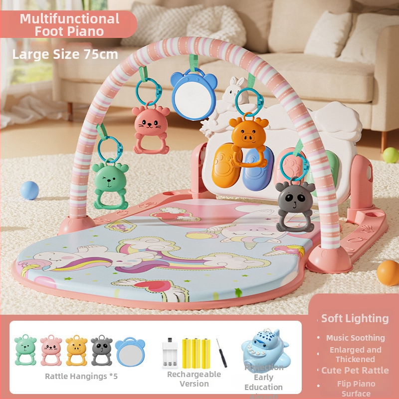 Dječji pianino-gimnastika s pedalama – plastična igračka za dob 0–3 godine, 11 funkcija