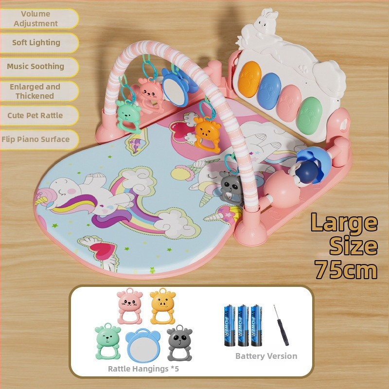 Dječji pianino-gimnastika s pedalama – plastična igračka za dob 0–3 godine, 11 funkcija