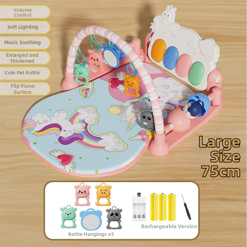 Dječji pianino-gimnastika s pedalama – plastična igračka za dob 0–3 godine, 11 funkcija