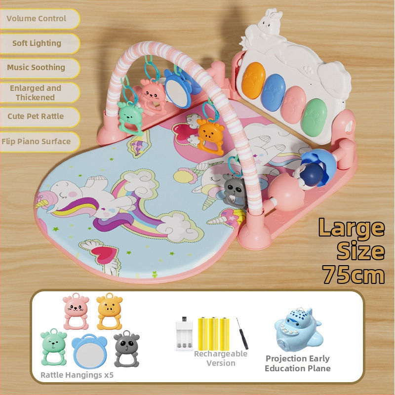 Dječji pianino-gimnastika s pedalama – plastična igračka za dob 0–3 godine, 11 funkcija