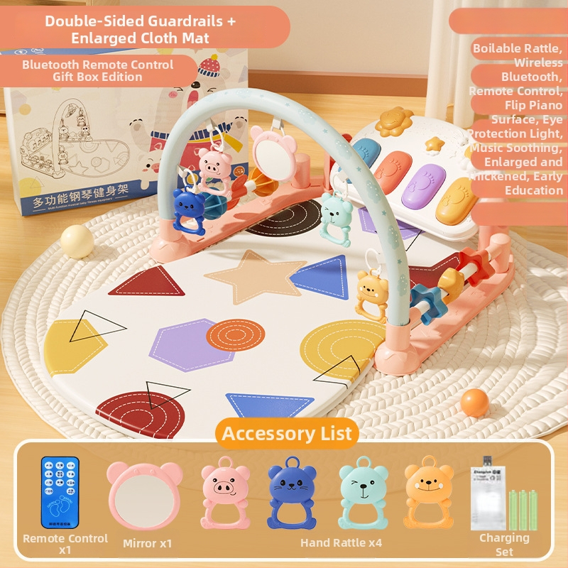 Dječji pianino-gimnastika s pedalama – plastična igračka za dob 0–3 godine, 11 funkcija