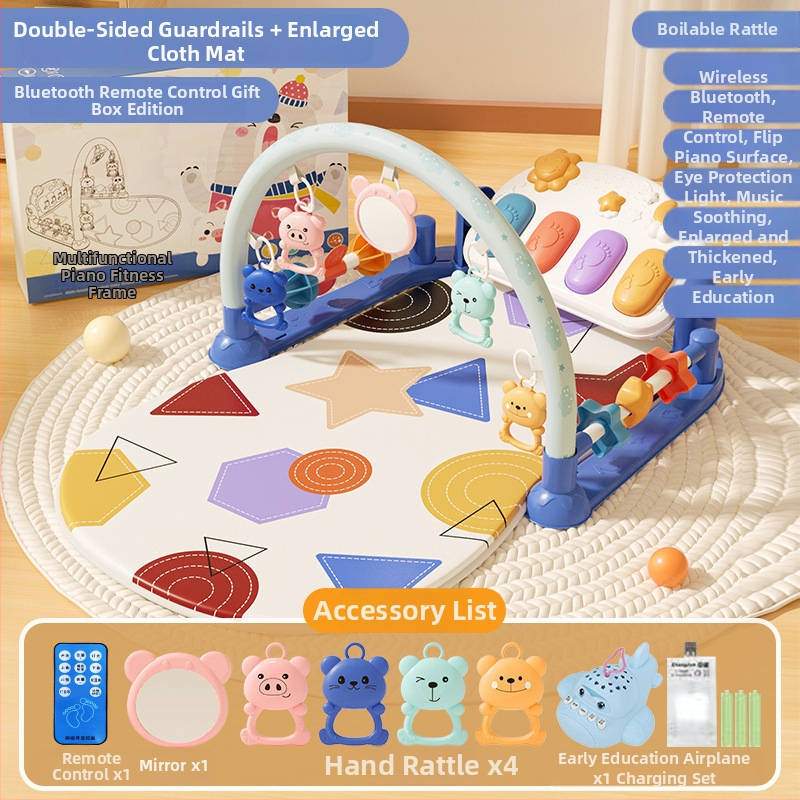 Dječji pianino-gimnastika s pedalama – plastična igračka za dob 0–3 godine, 11 funkcija
