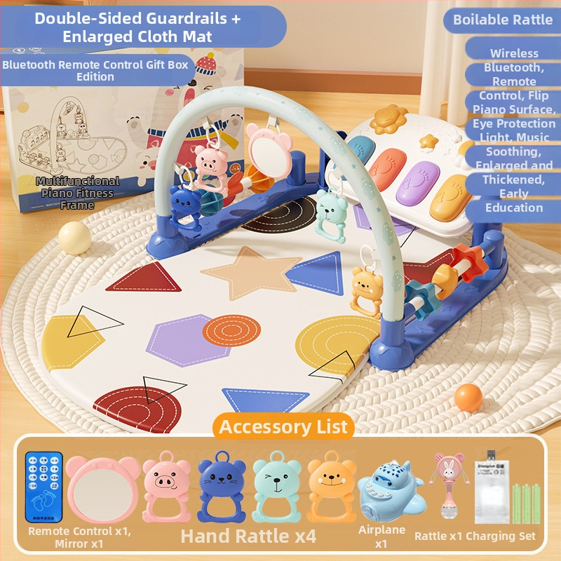 Dječji pianino-gimnastika s pedalama – plastična igračka za dob 0–3 godine, 11 funkcija