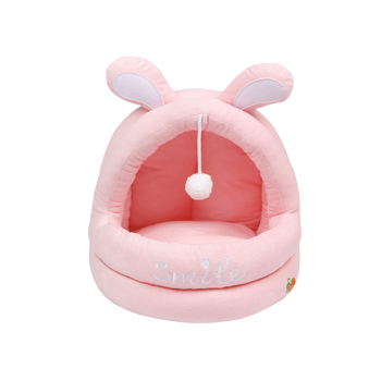 Cuib pentru pisici, design semiînchis, detașabil și lavabil, căsuță moale pentru pisici. Brand Jing Chong; Material: Pânză; Destinat pentru: Pisici