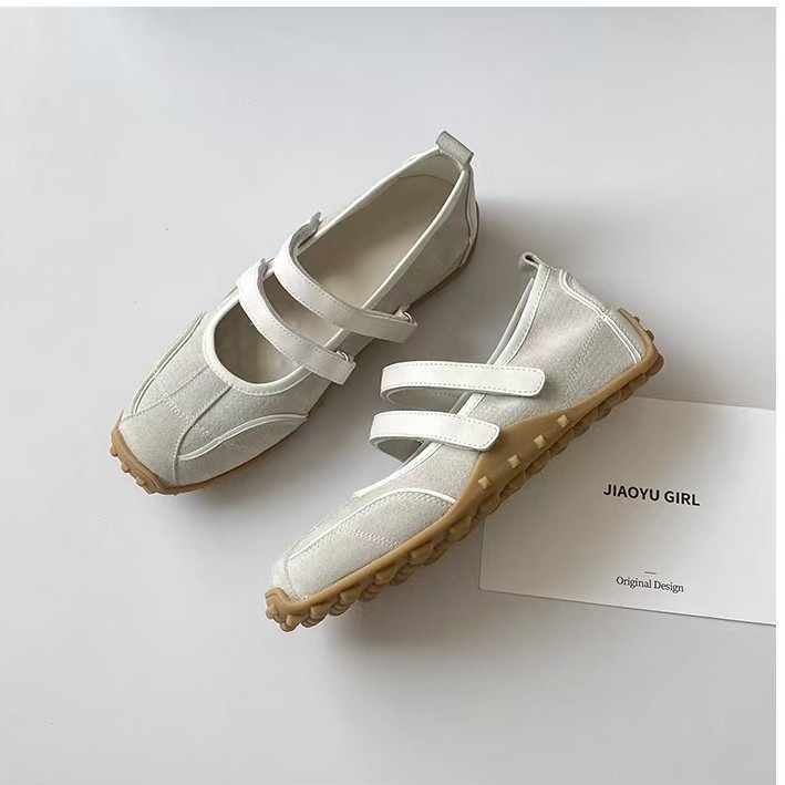 Pantofi Mary Jane pentru femei cu înălțime internă ascunsă, Velcro, partea superioară din piele, căptușeală din lână de oaie, talpă din cauciuc