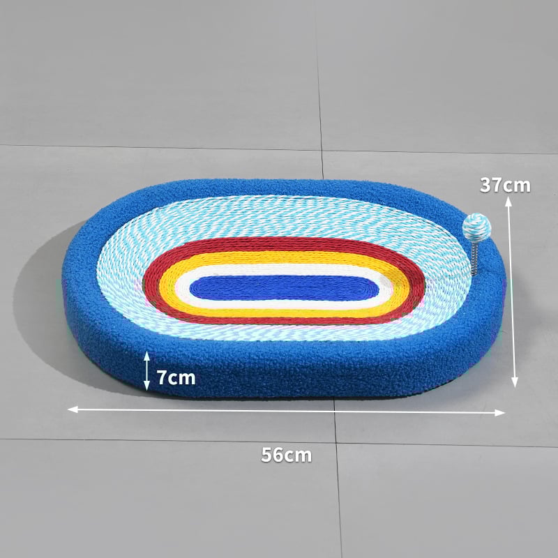 Cuib pentru pisici și placă de zgâriere — Tot în unu, pat pentru toate anotimpurile, din sisal, respirabil