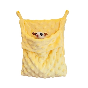 Mahaku hörcsög fészek függő hamakkal – Bean fleece, egész éves meleg, harapás elleni