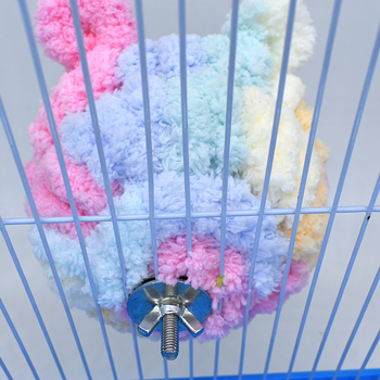 Cuib pluș pentru hamster – rotund, pentru interior, iarnă, material poliester, menține căldura și oferă odihnă și ascunzătoare