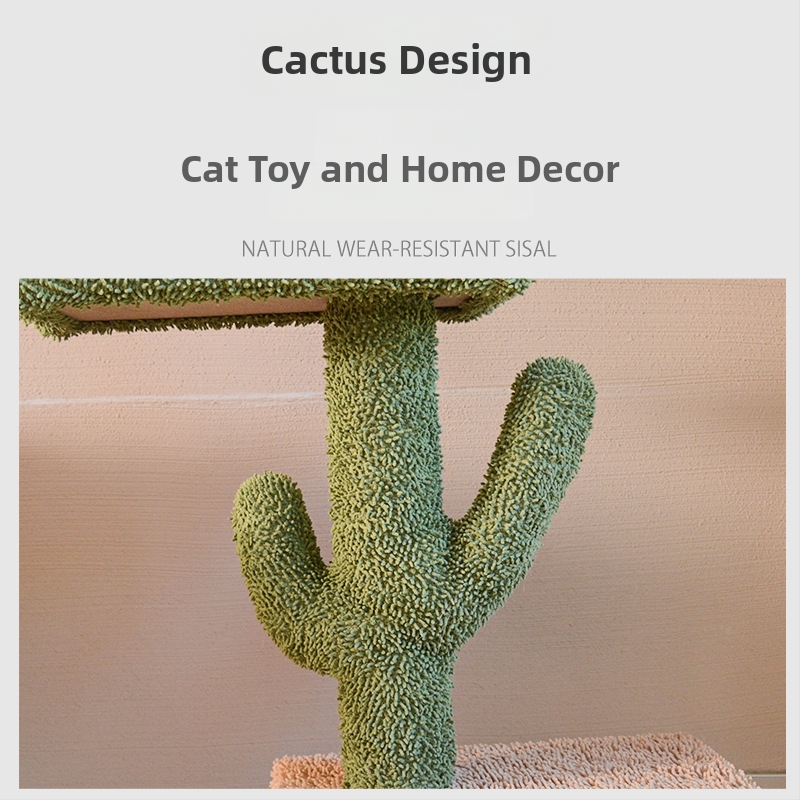 Fából készült macskamászó állvány integrált macskatoronával és odúval – Márka Man Meow, Egyszerű stílus, Importálás nélküli