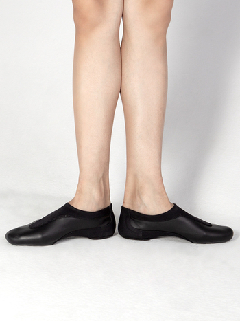 Pantofi de dans din piele naturală, talpă EVA, pentru adulți, unisex, respirabili și ușori.