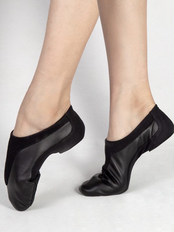 Pantofi de dans din piele naturală, talpă EVA, pentru adulți, unisex, respirabili și ușori.