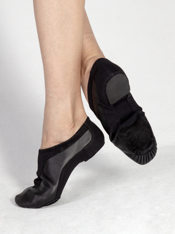 Pantofi de dans din piele naturală, talpă EVA, pentru adulți, unisex, respirabili și ușori.