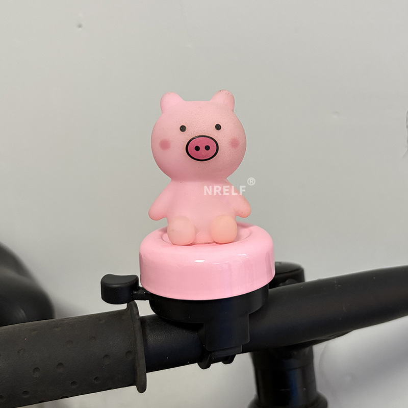 Железен звънец за детски балансиращи велосипеди и детски колички, мощен клаксон, симпатичен карикатурен дизайн, без персонализация