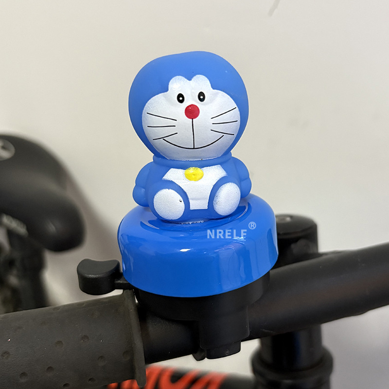 Железен звънец за детски балансиращи велосипеди и детски колички, мощен клаксон, симпатичен карикатурен дизайн, без персонализация