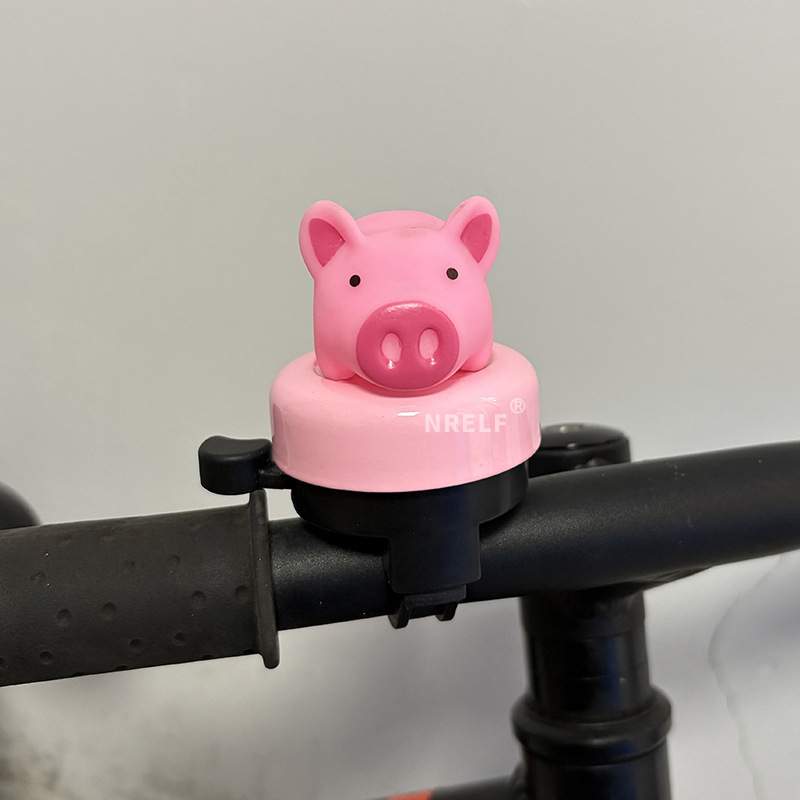 Железен звънец за детски балансиращи велосипеди и детски колички, мощен клаксон, симпатичен карикатурен дизайн, без персонализация