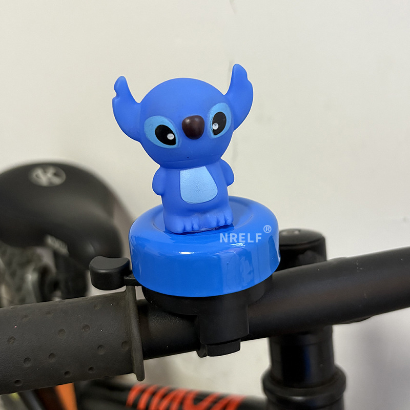 Железен звънец за детски балансиращи велосипеди и детски колички, мощен клаксон, симпатичен карикатурен дизайн, без персонализация