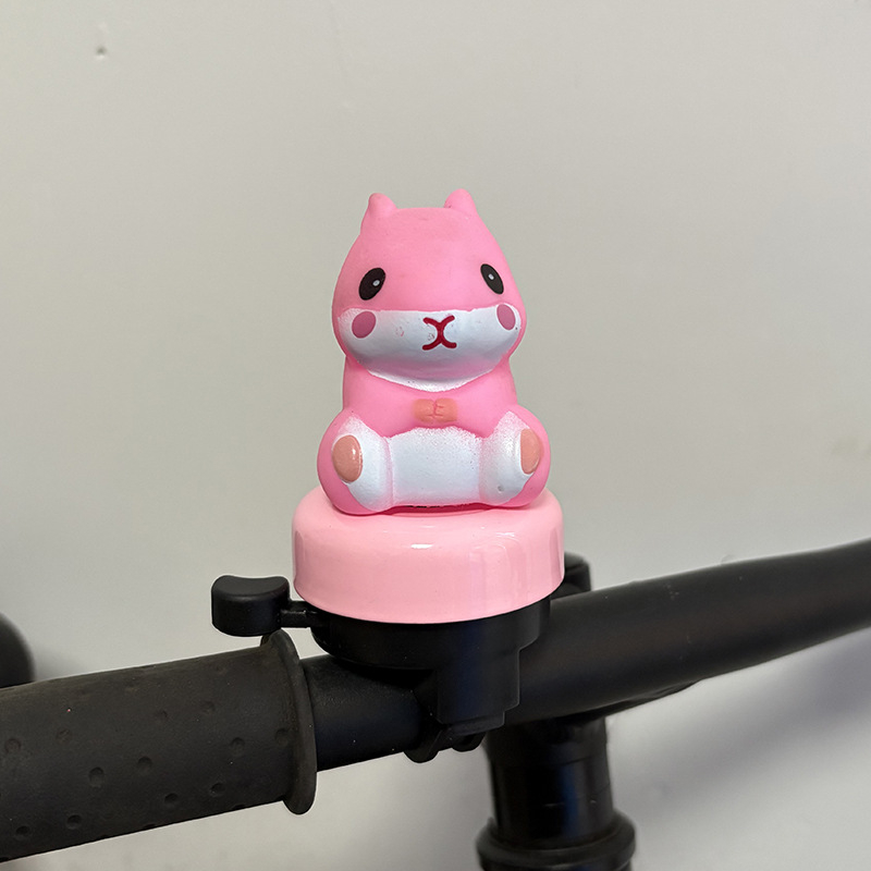 Железен звънец за детски балансиращи велосипеди и детски колички, мощен клаксон, симпатичен карикатурен дизайн, без персонализация