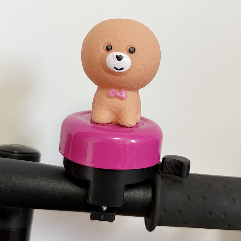 Железен звънец за детски балансиращи велосипеди и детски колички, мощен клаксон, симпатичен карикатурен дизайн, без персонализация