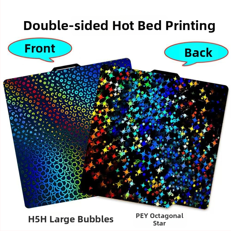 Rugós acél PEI lemez 3D nyomtató melegágyhoz, kompatibilis az A1/P1S/X1C modellekkel