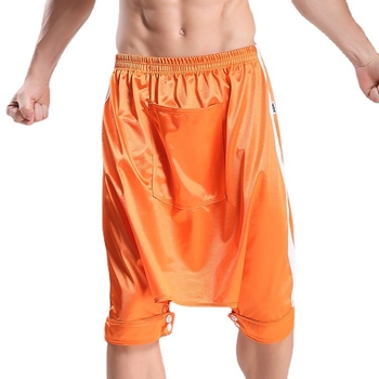 Férfi casual nadrág, laza szabás, középmagas derék, közepes hossz, poliészter rostok keveréke.