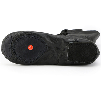 Pantofi de dans pentru adulți, partea superioară din piele artificială, talpă din piele, unisex, pentru balet, dans modern și dans latino, toate sezoanele