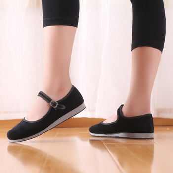 Etničke Yangko plesne tenisice za odrasle, unisex, gornji dio od flisa, gumeni đon, obična debljina, brzo sušeće