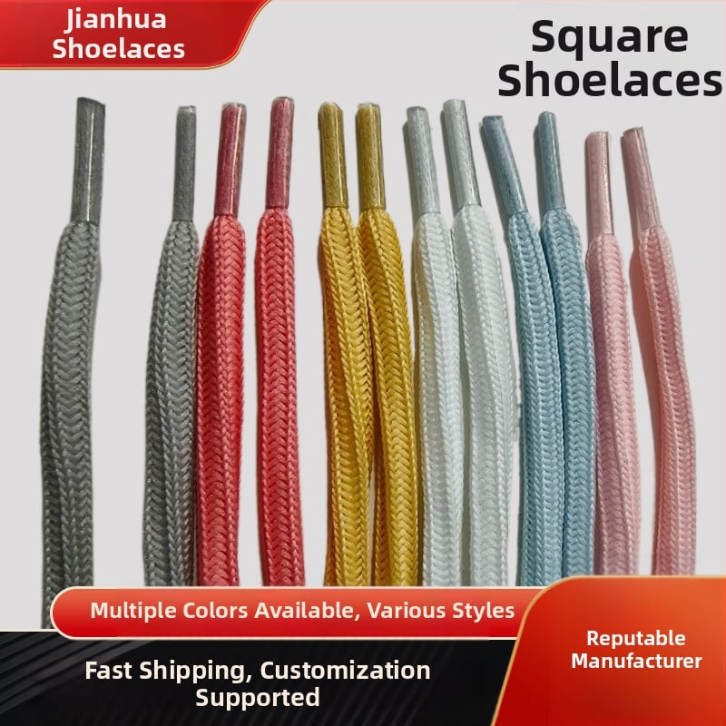 Vezice Jianhua, model 01, za sportske tenisice, stil četiri smjera, sportski trendovi, duljina podesiva