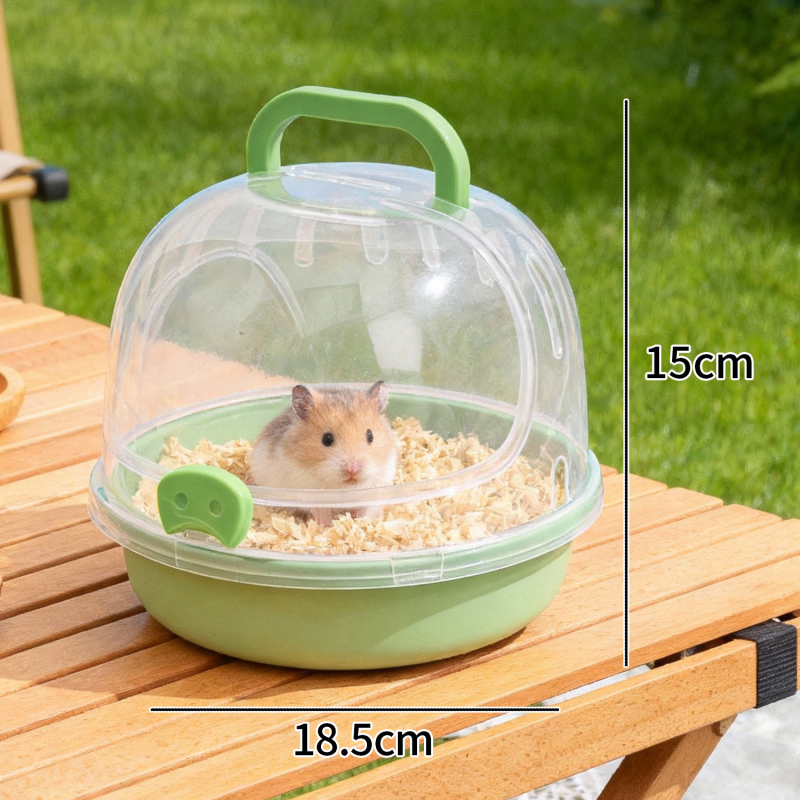 Kavez za hamstera za vanjsku uporabu – prijenosan, prozračan, lagan; PP materijal; kuglasti oblik