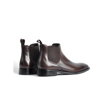 Muške Chelsea cipele od prave kože, ručna izrada, četvrtasti vrh, zimski stil, poslovni formalni stil