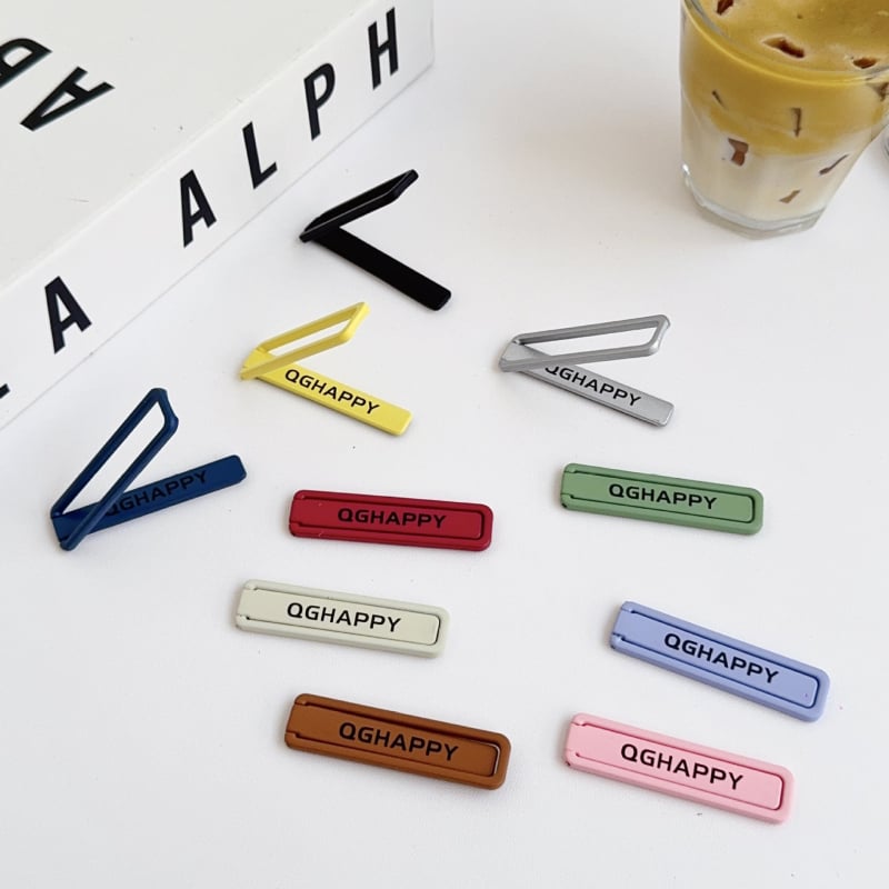 Metalna sklopiva stražnja držač za telefon — samoljepljivi dodatak za futrolu, prijenosan, ultra tanak, univerzalna kompatibilnost