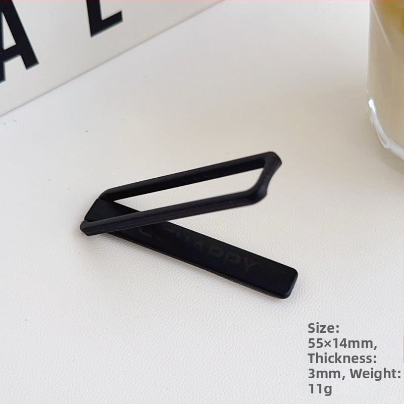 Metalna sklopiva stražnja držač za telefon — samoljepljivi dodatak za futrolu, prijenosan, ultra tanak, univerzalna kompatibilnost