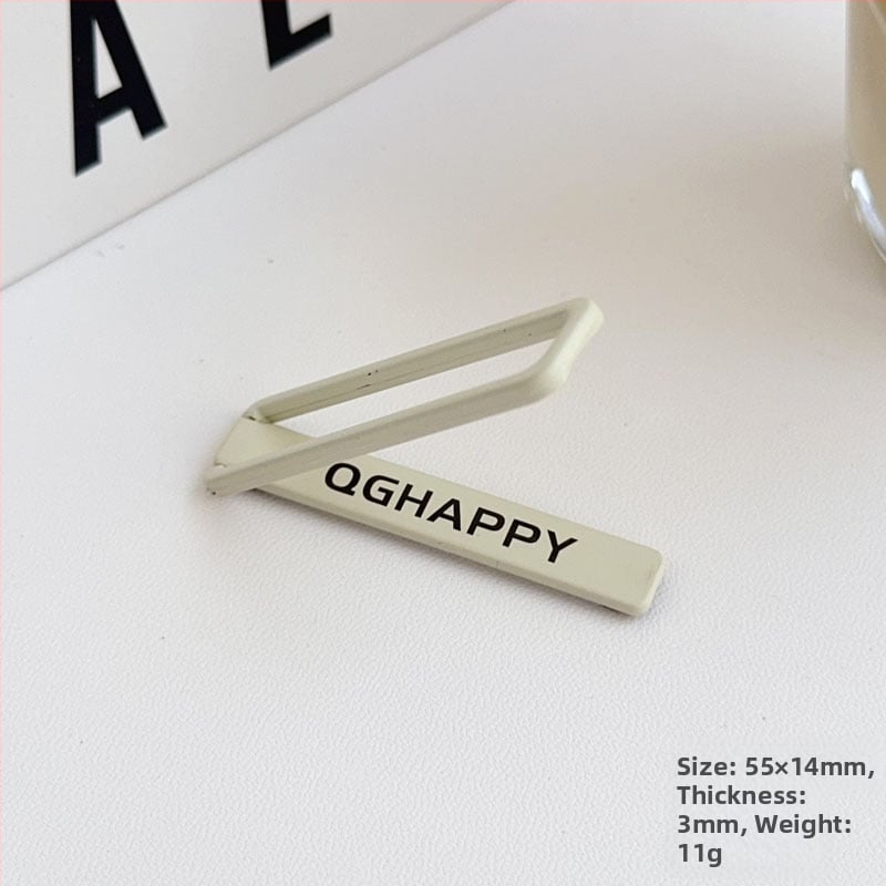 Metalna sklopiva stražnja držač za telefon — samoljepljivi dodatak za futrolu, prijenosan, ultra tanak, univerzalna kompatibilnost