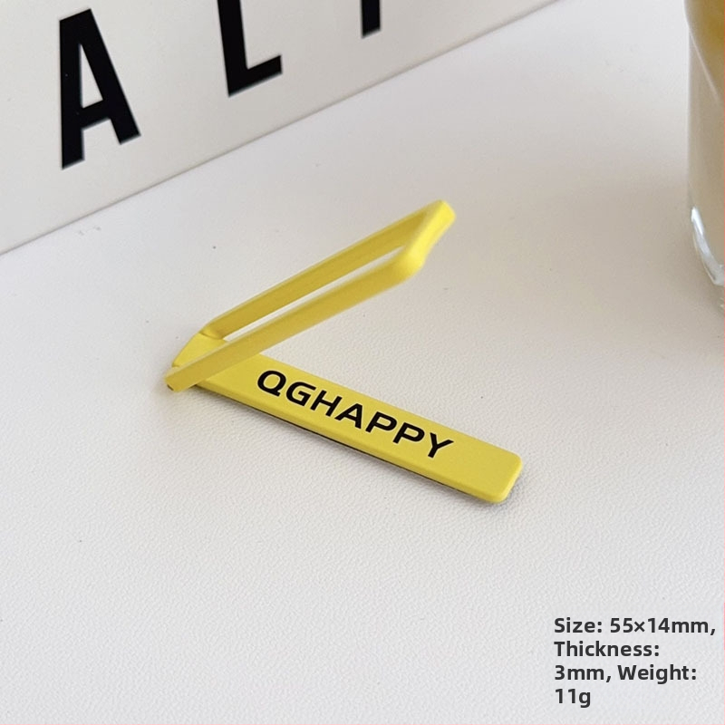 Metalna sklopiva stražnja držač za telefon — samoljepljivi dodatak za futrolu, prijenosan, ultra tanak, univerzalna kompatibilnost