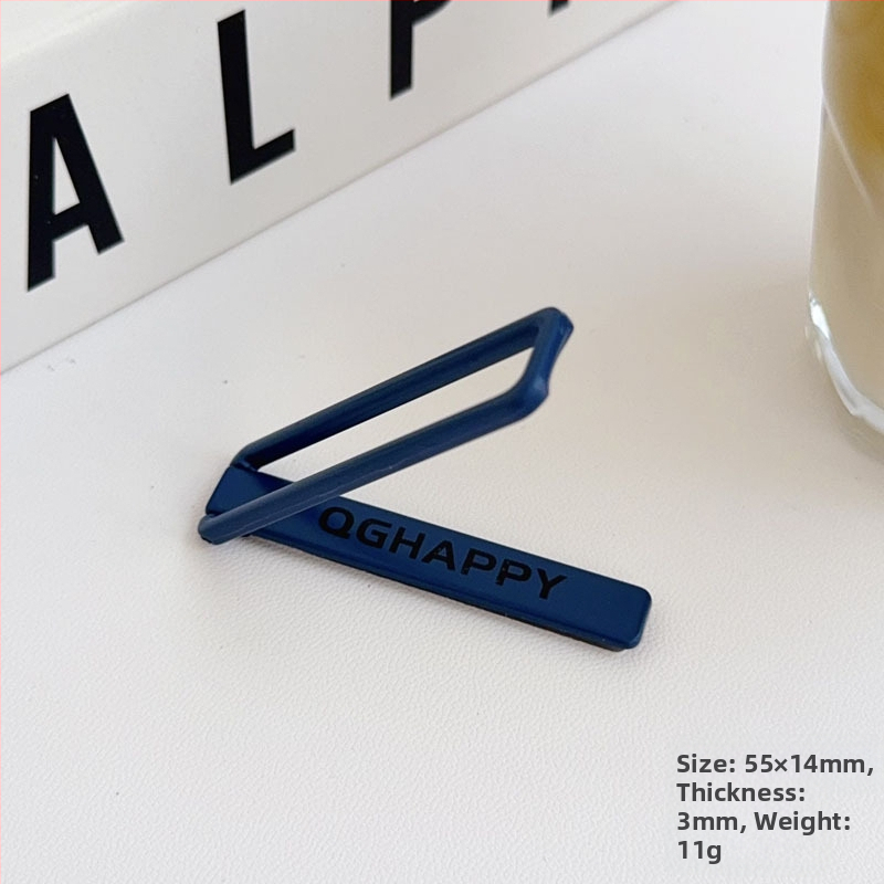 Metalna sklopiva stražnja držač za telefon — samoljepljivi dodatak za futrolu, prijenosan, ultra tanak, univerzalna kompatibilnost