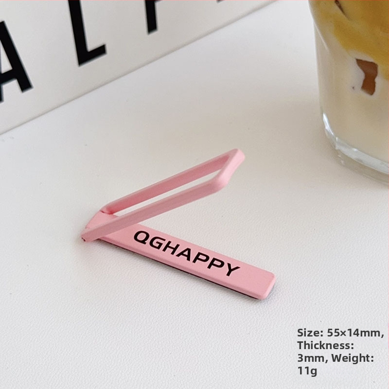 Metalna sklopiva stražnja držač za telefon — samoljepljivi dodatak za futrolu, prijenosan, ultra tanak, univerzalna kompatibilnost