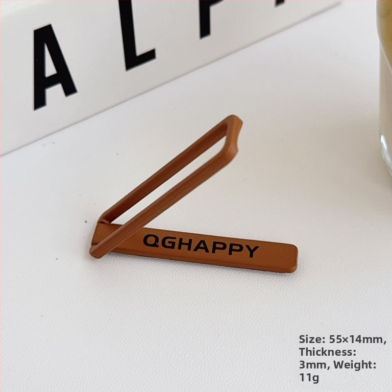 Metalna sklopiva stražnja držač za telefon — samoljepljivi dodatak za futrolu, prijenosan, ultra tanak, univerzalna kompatibilnost