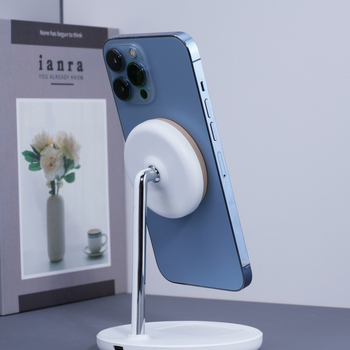 Držač prstena za telefon od tekućeg silikona, MagSafe-kompatibilan, N52 dvostrani magneti, univerzalni