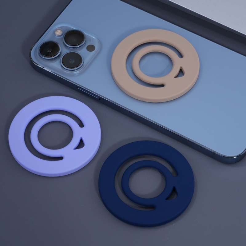 Držač prstena za telefon od tekućeg silikona, MagSafe-kompatibilan, N52 dvostrani magneti, univerzalni