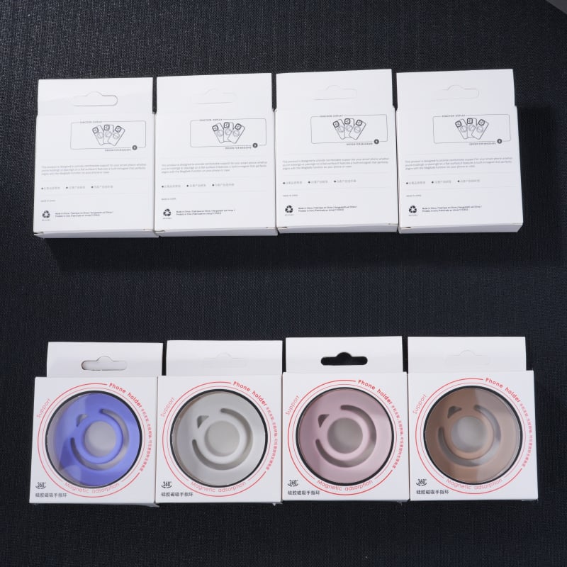 Držač prstena za telefon od tekućeg silikona, MagSafe-kompatibilan, N52 dvostrani magneti, univerzalni