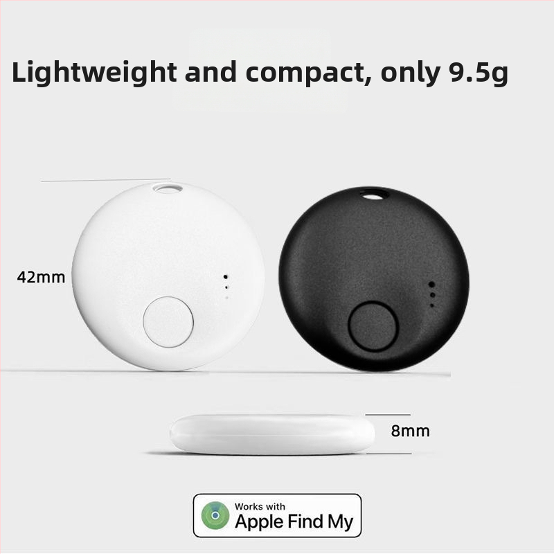 Uređaj protiv gubitka, MFi-certificirani locator, kompatibilan s iOS-om za ključeve, novčanike, kućne ljubimce, automobile i djecu (raspon 10-30 m, 225 mAh, 9,5 g)