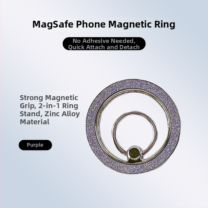 Zygote MagSafe prstenasti držač, legura, 360° rotacija